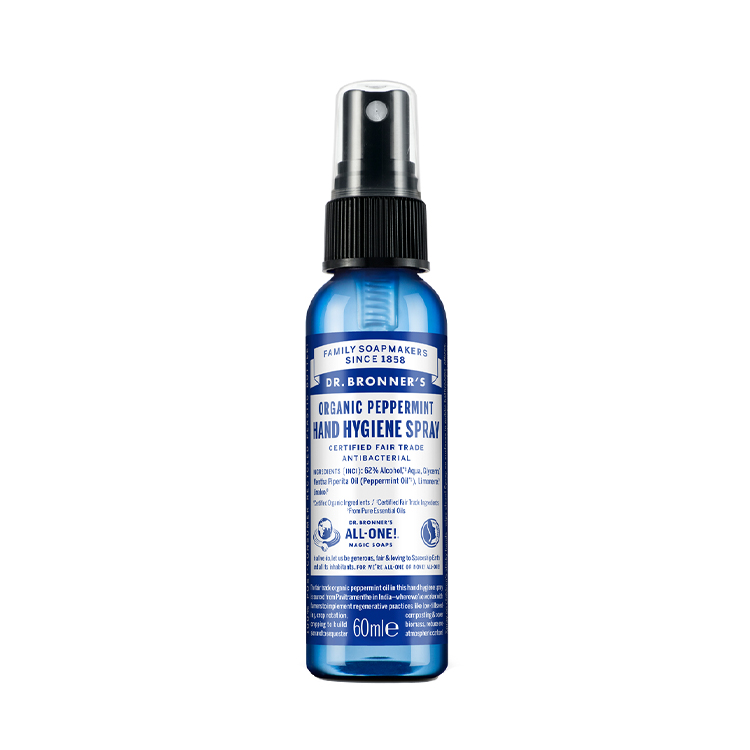 Dr Bronners Peppermint Organic Hand Hygiene Spray 60ml